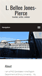 Mobile Screenshot of belleejonespierce.com